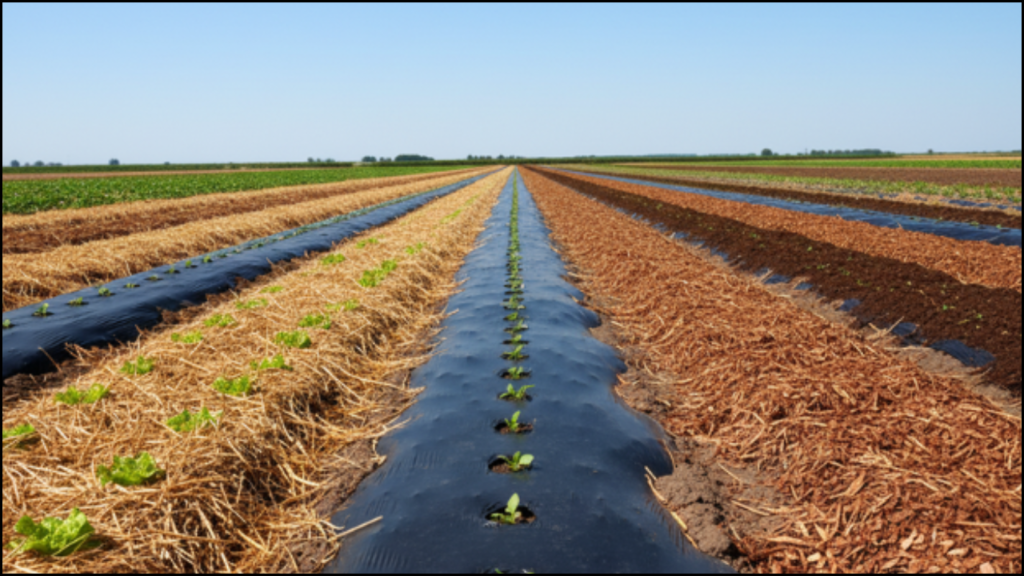 Role of Mulching in Weed Control and Soil Moisture Conservation